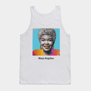 Maya Angelou Portrait Design Tank Top